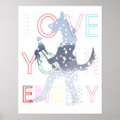 Liebe dein gegnerisches Poster (Vorne)
