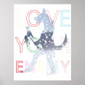 Liebe dein gegnerisches Poster (Vorne)