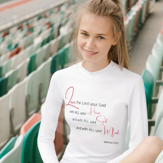 Liebe dein Gott Bibel Vers Christlich Sweatshirt T-Shirt