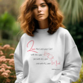 Liebe dein Gott Bibel Vers Christlich Sweatshirt T-Shirt