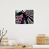 Liebe dein Haar! Poster (Küche)