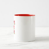 LIEBE DEIN LEBEN ZWEIFARBIGE TASSE (Mittel)