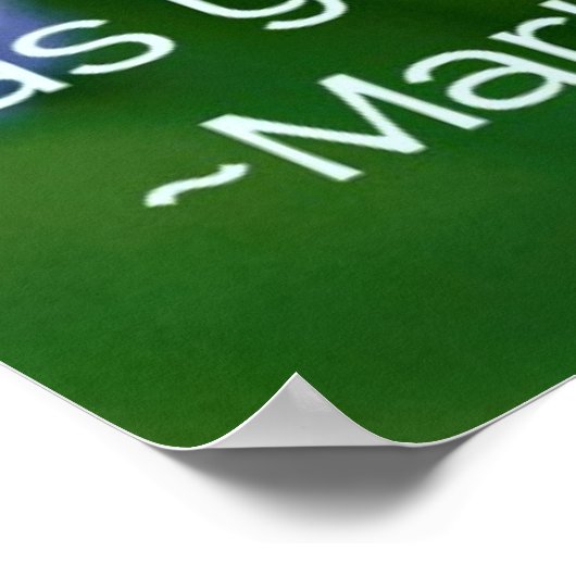 Liebe, dein Nachbar als du selbst Poster (Ecke)