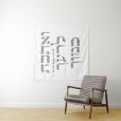 Liebe, dein Nachbar als du selbst Wandteppich (Beispiel)