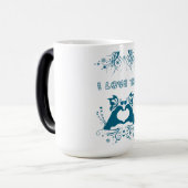 Liebe deine Freundin, feiere deinen Valentinstag Verwandlungstasse (Vorderseite Links)