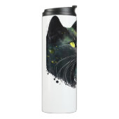 Liebe deine Katze  Thermosbecher (Nach links gedreht)