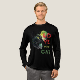 Liebe deine Katze Tri-Blend Shirt