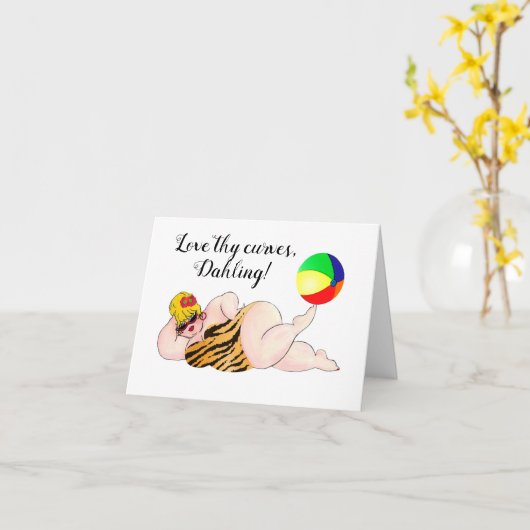 "Liebe Deine Krümmer" Karte (Gelbe Blume)