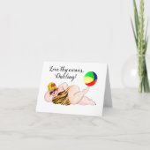 "Liebe Deine Krümmer" Karte (Vorderseite)