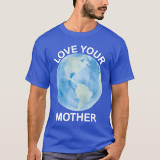 Liebe deine Mutter Erde Mädchen T-Shirt