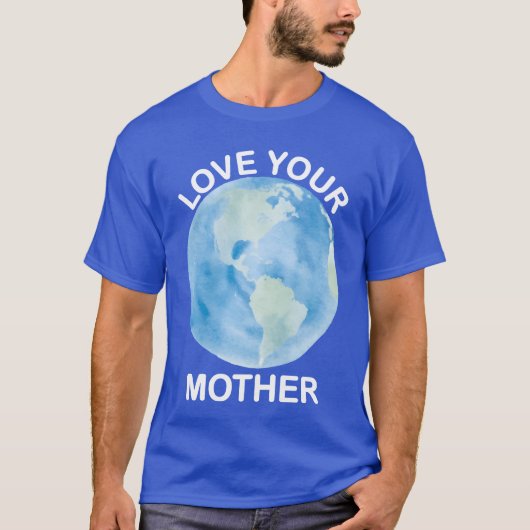 Liebe deine Mutter Erde Mädchen T-Shirt (Vorderseite)
