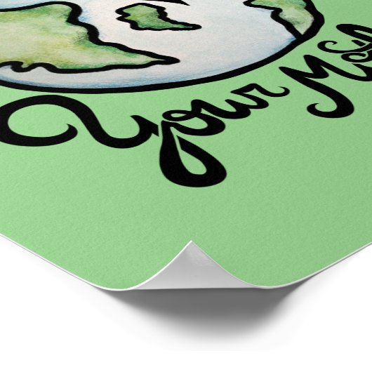 Liebe Deine Mutter Erde Poster (Ecke)