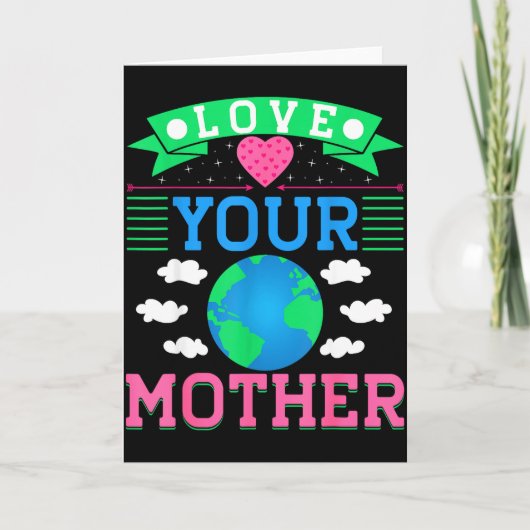 Liebe deine Mutter Karte (Vorderseite)