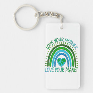 💚 Liebe deine Mutter, liebe deinen Planeten 🌍 Schlüsselanhänger