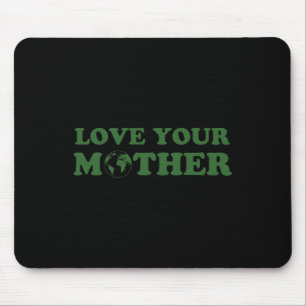 Liebe Deine Mutter Vintage Umweltfreundlich Mousepad