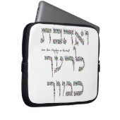 Liebe Deine Nachbarin als Du selbst gemacht mit Ed Laptopschutzhülle (Vorne Rechts)