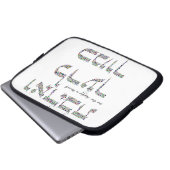 Liebe Deine Nachbarin als Du selbst gemacht mit Ed Laptopschutzhülle (Vorne Knopf)