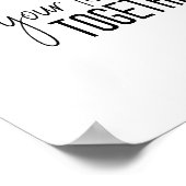 Liebe Deine Zeit zusammen Drehbuchschreiben Modern Poster (Ecke)