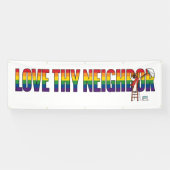 Liebe deinen Nächsten Banner (Horizontal)