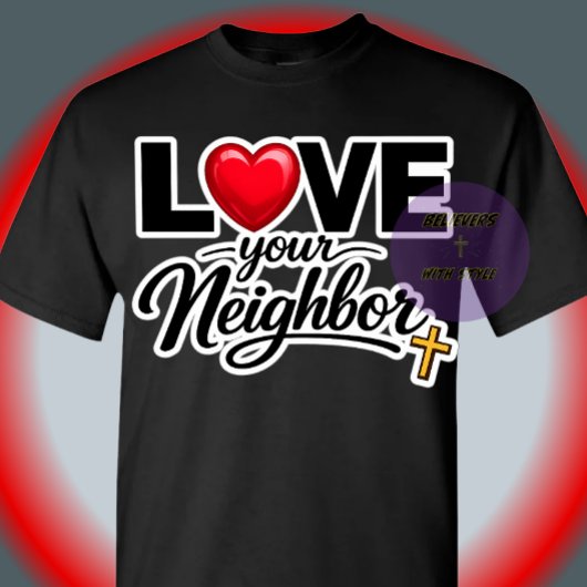 Liebe deinen Nächsten - Christlich T-Shirt