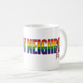 Liebe deinen Nächsten Kaffeetasse (VorderseiteRechts)
