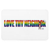 Liebe deinen Nächsten Magnet (Horizontal)