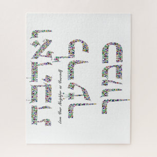 Liebe Deinen Nächsten wie Dich selbst aus Edelstei Puzzle