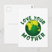 Liebe deiner Mutter Postkarte (Vorne/Hinten)