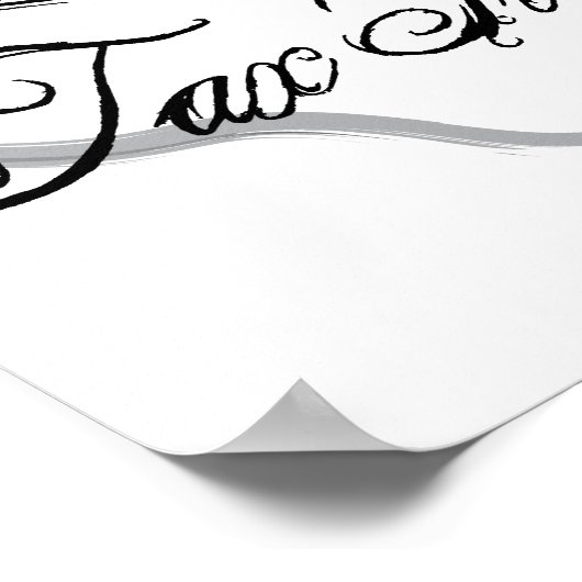 Liebe Deiner Steuervorbereitung Poster (Ecke)