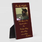 Liebe deines Nachbarplatzes Fotoplatte (Seite)