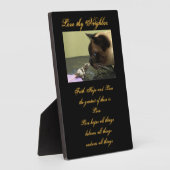 Liebe deines Nachbarplatzes Fotoplatte (Seite)