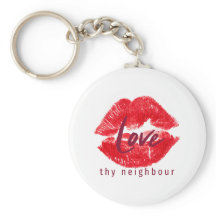 Liebe deines Nachbarziels werfen Kissen Getränke C