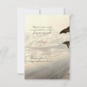 Liebe Delphine - Hochzeit RSVP (Rückseite)