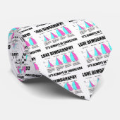 Liebe-Demographie ist es immer im Übergang Krawatte (Gerollt)