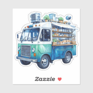 Liebe den Food Truck Aufkleber