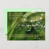 ...Liebe den Herrn, deinen Gott, und dass du sein Postkarte (Vorne/Hinten)