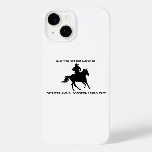 Liebe den Herrn Phone Case (Rückseite)