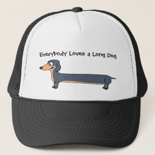 Liebe den Long Dog - Dachshund-LKW-Fahrerhut Truckerkappe