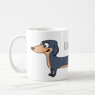 Liebe den Long Dog - Dachshund Tasse