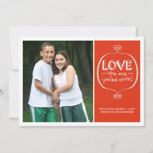 Liebe den, mit dem du zusammen bist! (Vorderseite)