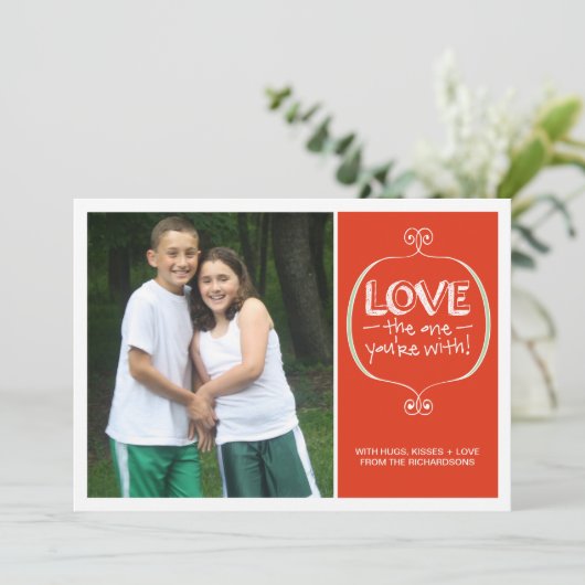 Liebe den, mit dem du zusammen bist! (Stehend Vorderseite)