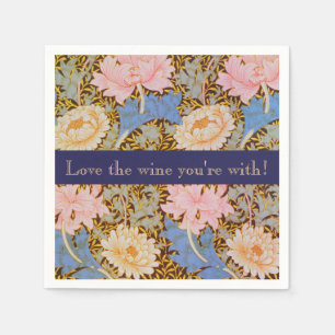 Liebe den Wein, mit dem du bist! Cocktail Serviette