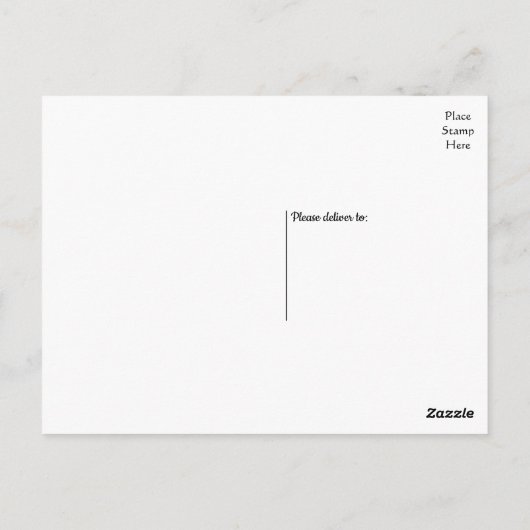 Liebe, Denken Sie an Sie, Miss Sie, Hochzeit Postkarte (Rückseite)