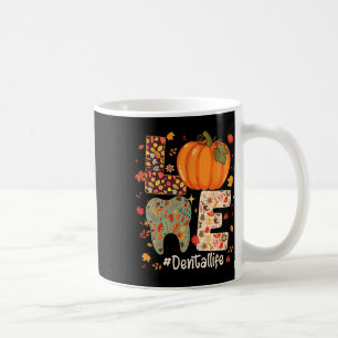 Liebe Dental Life Pumpkin Tooth Zahnarzt fallen Da Kaffeetasse