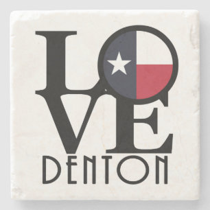 LIEBE Denton Steinuntersetzer