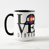 LIEBE Denver Colorado 15oz Tasse (Links)