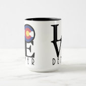 LIEBE Denver Colorado 15oz Tasse (Zentrum)
