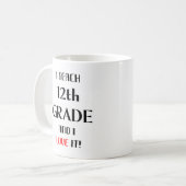 Liebe der 12. Klasse Kaffeetasse (Vorderseite Links)