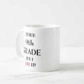 Liebe der 9. Klasse Kaffeetasse (Vorderseite Links)