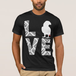 Liebe Der afrikanische Papagei T-Shirt